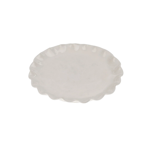 Wavy Edge Nature‑Inspired Dessert Plate Set