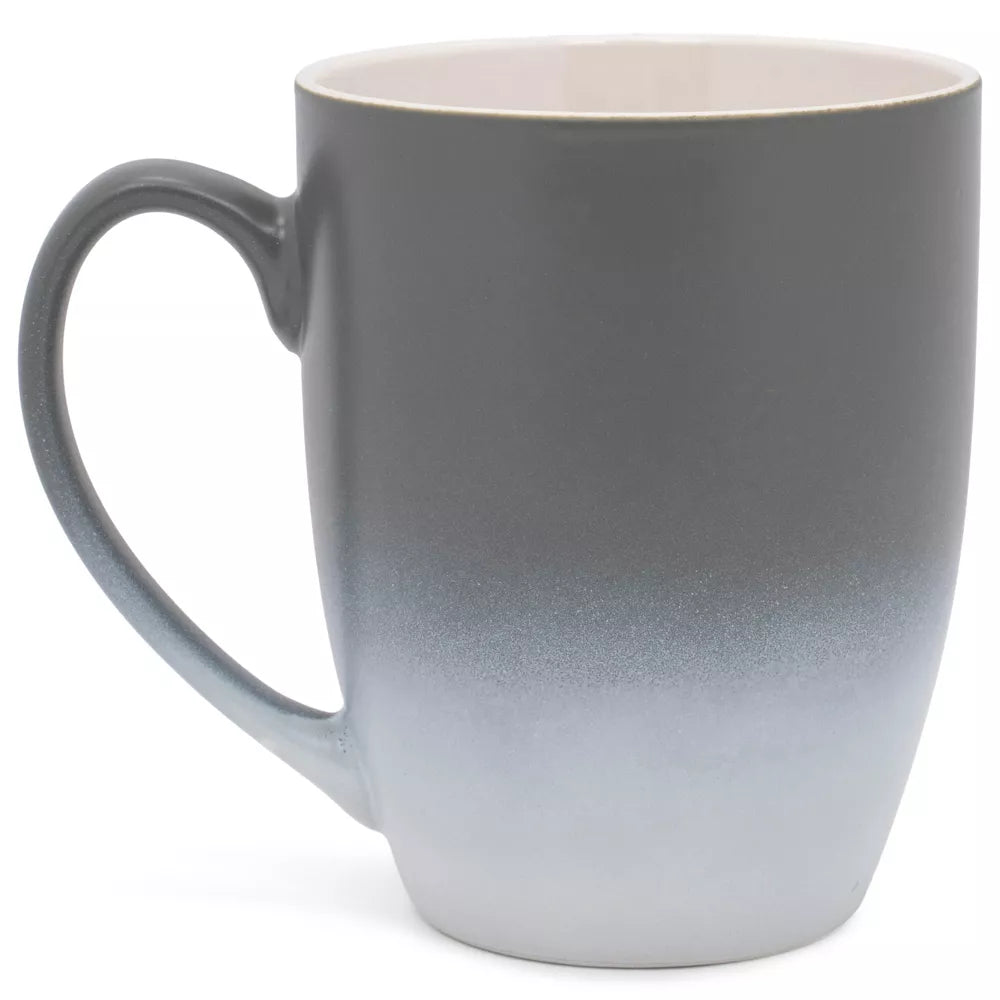 4‑Piece Matte Ombre Ceramic Coffee Mug Set