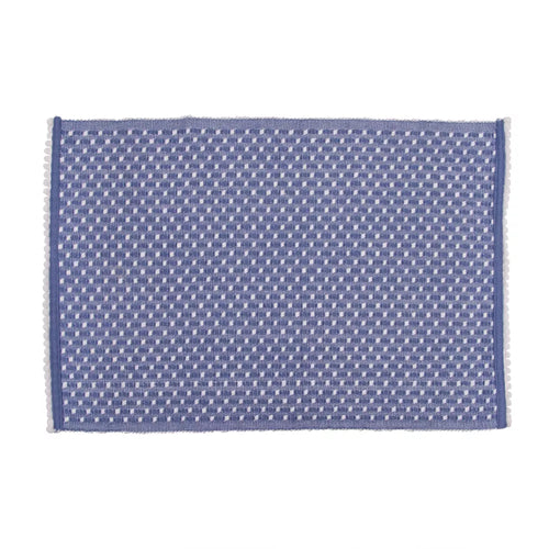 4‑Piece Reversible Cotton Woven Dot Placemat Set