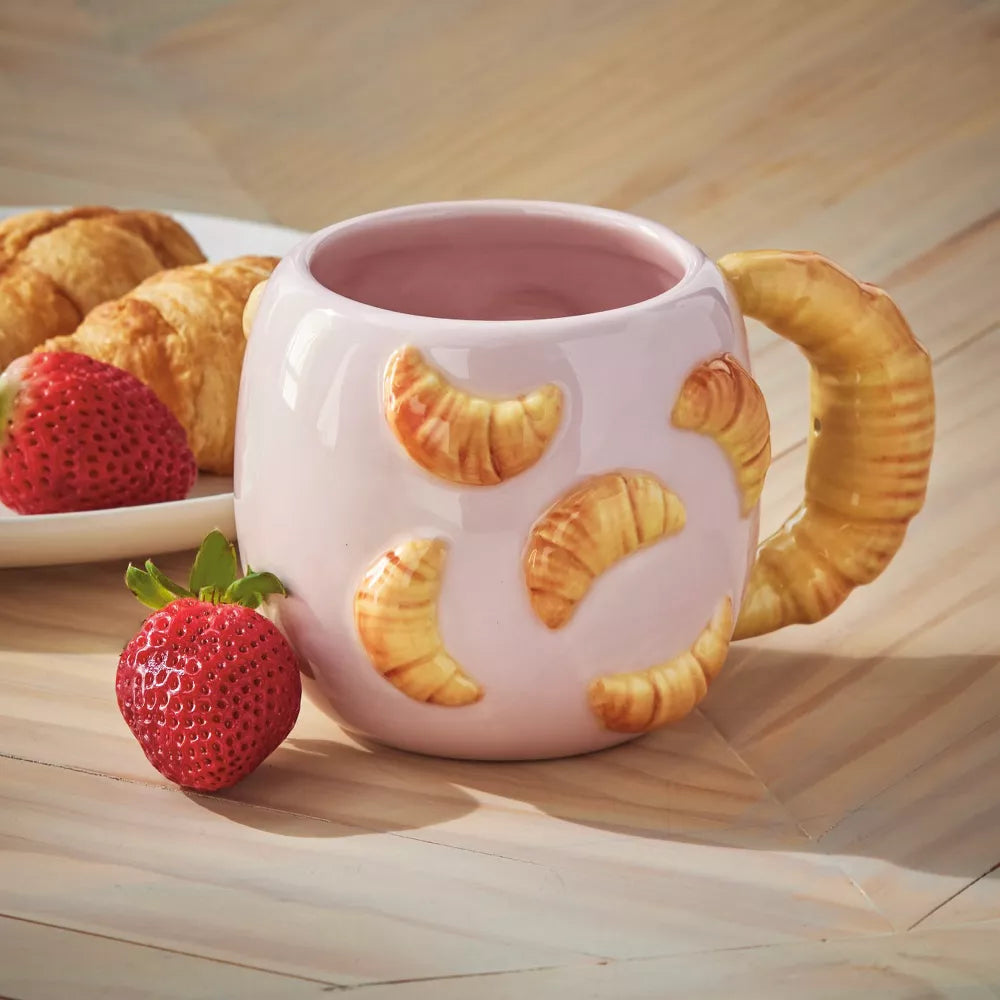 Sculpted Novelty Earthenware Coffee Mug