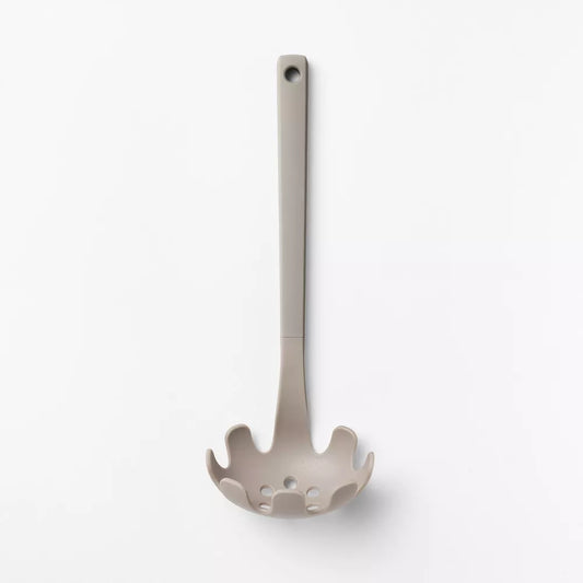 Soft‑Grip Nylon Pasta Serving Spoon