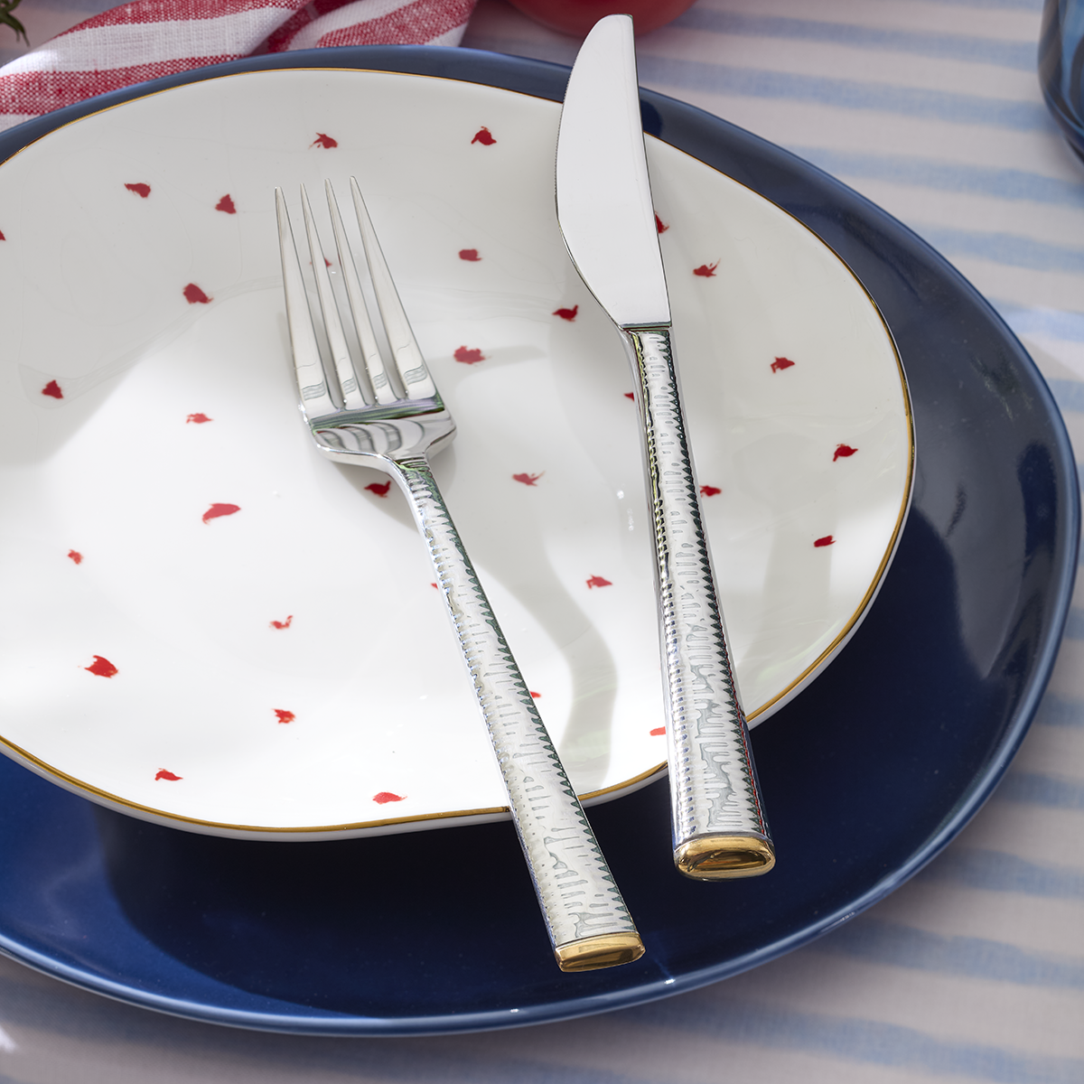 Assorted Pattern Dessert Plate Set